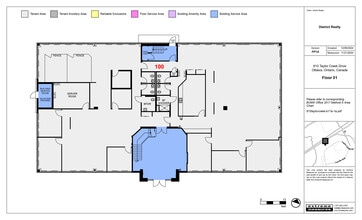 815 Taylor Creek Dr, Ottawa, ON for lease Floor Plan- Image 1 of 5
