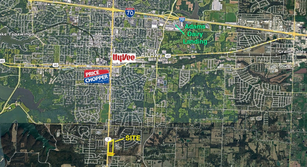 SEC M-7 Hwy & Lake Village Blvd, Blue Springs, MO for sale - Building Photo - Image 1 of 1