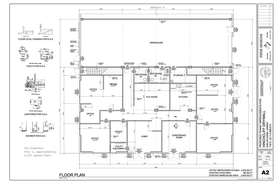 73-4080 Hulikoa Dr, Kailua Kona, HI for lease - Floor Plan - Image 3 of 4