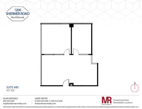 1200 Shermer Rd, Northbrook, IL for lease Floor Plan- Image 1 of 1