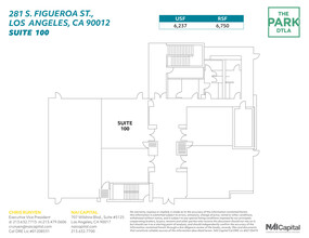 261 S Figueroa St, Los Angeles, CA for lease Floor Plan- Image 1 of 2