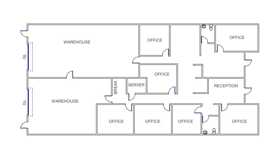 9474 Chesapeake Dr, San Diego, CA for lease Floor Plan- Image 1 of 1