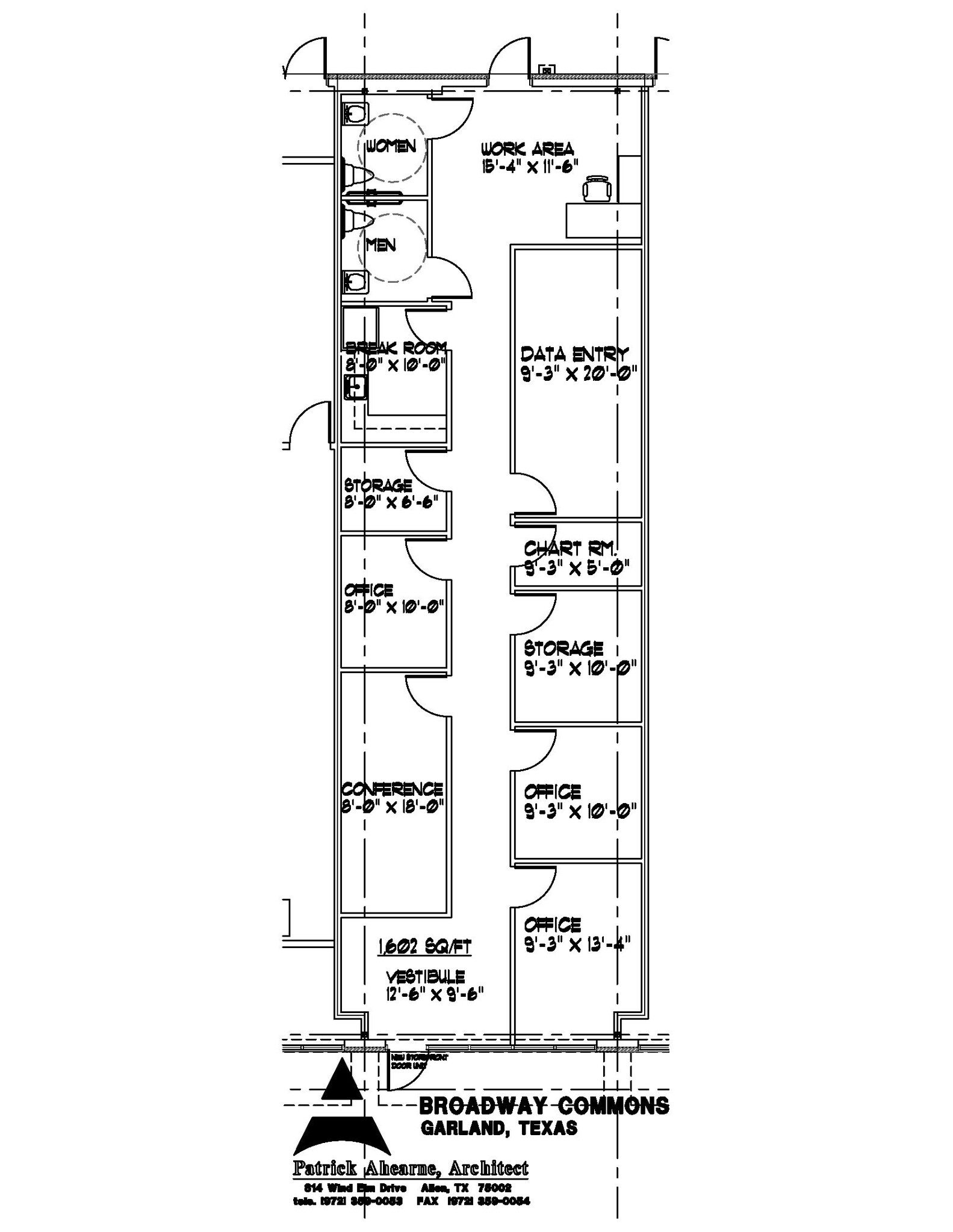 551 Broadway Commons, Garland, TX for lease Floor Plan- Image 1 of 1