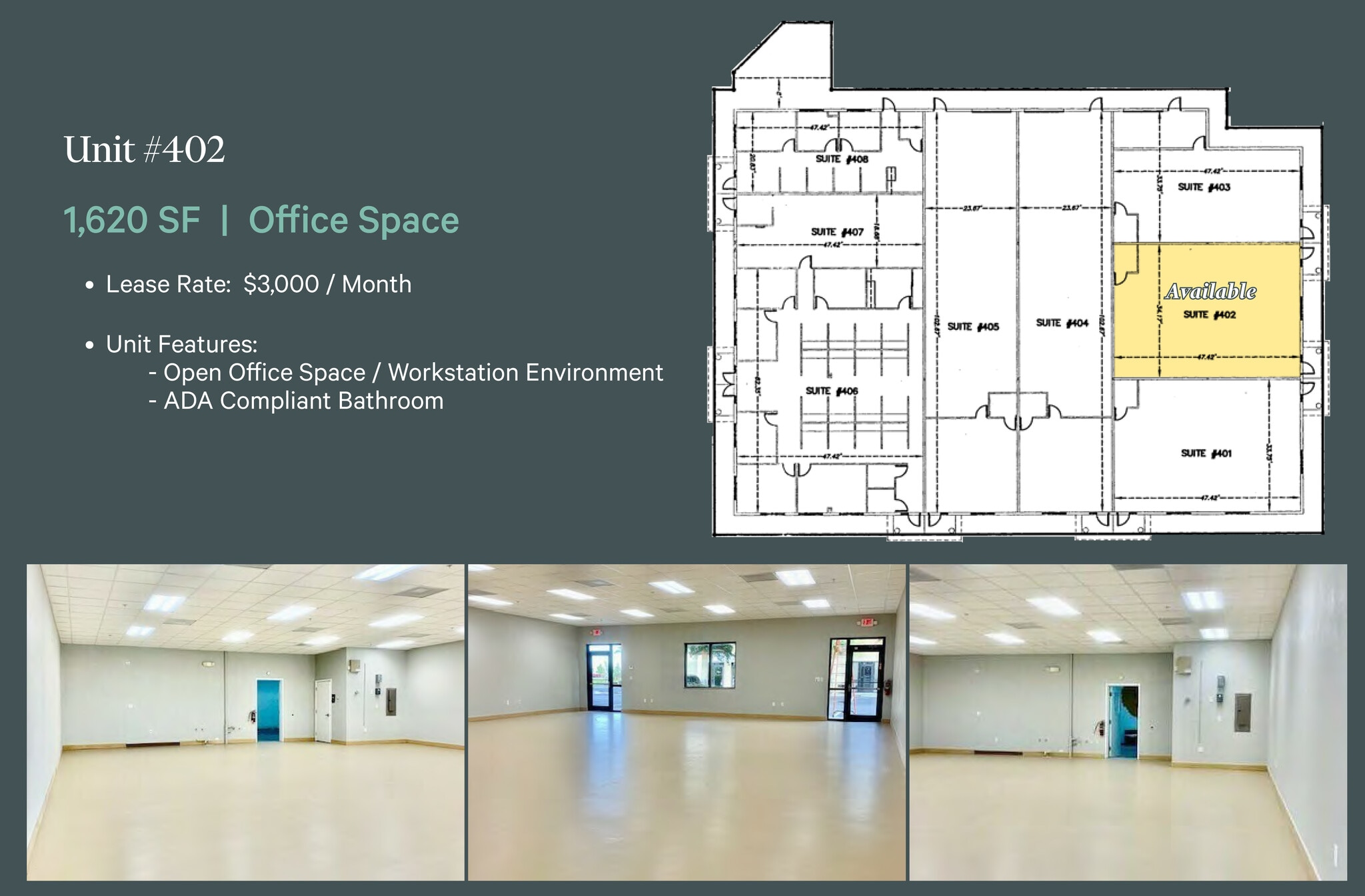 Page Field Plaza Suite 402, Fort Myers, FL for lease Interior Photo- Image 1 of 2