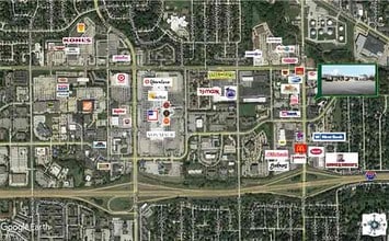 1701 22nd St, West Des Moines, IA - AERIAL  map view