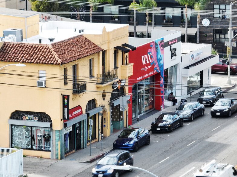 7912-7918 Melrose Ave, Los Angeles, CA for lease - Aerial - Image 2 of 11