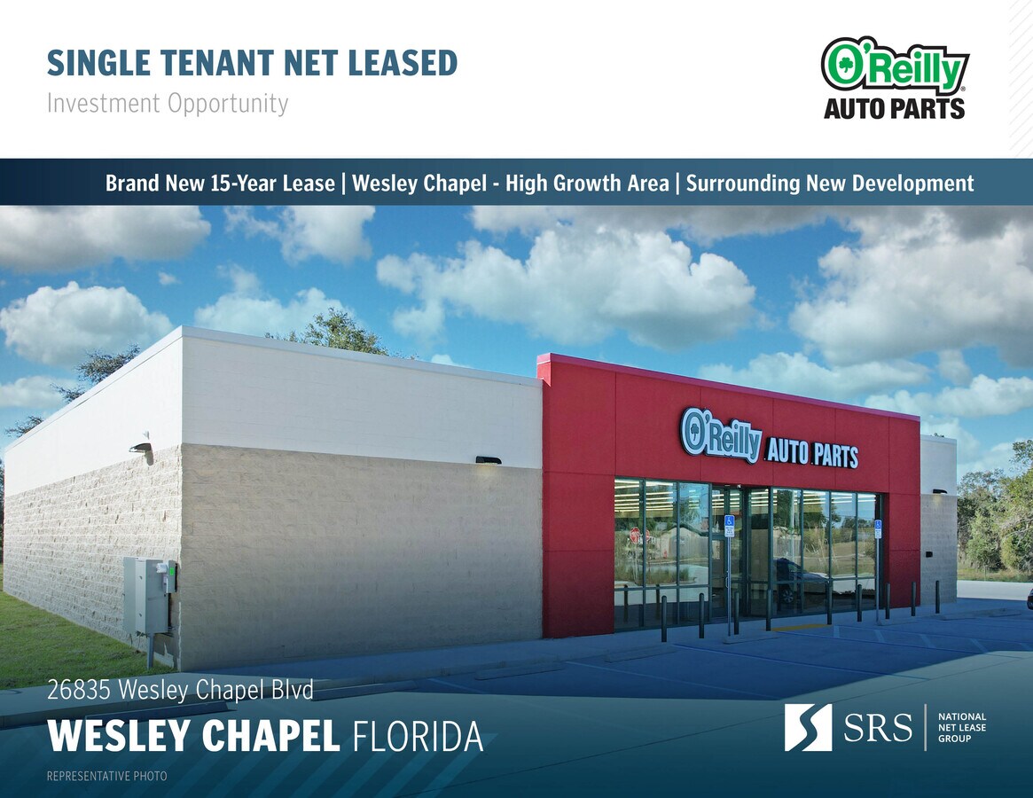 26835 Wesley Chapel blvd, Wesley Chapel, FL 33544 O'Reilly Auto Parts