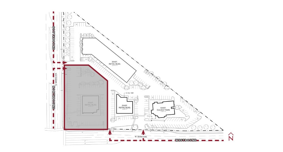 2770 Corner Pad W Shaw Ave, Fresno, CA for lease - Site Plan - Image 1 of 1