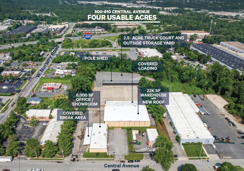 800-810 Central Ave, Linthicum, MD for lease - Building Photo - Image 2 of 6