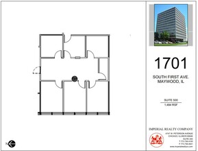 1701 S 1st Ave, Maywood, IL for lease Floor Plan- Image 1 of 7