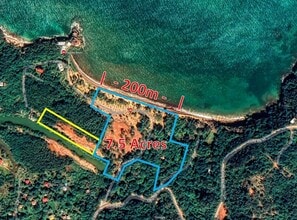 Paya Bay, Roatán - AERIAL map view - Image1
