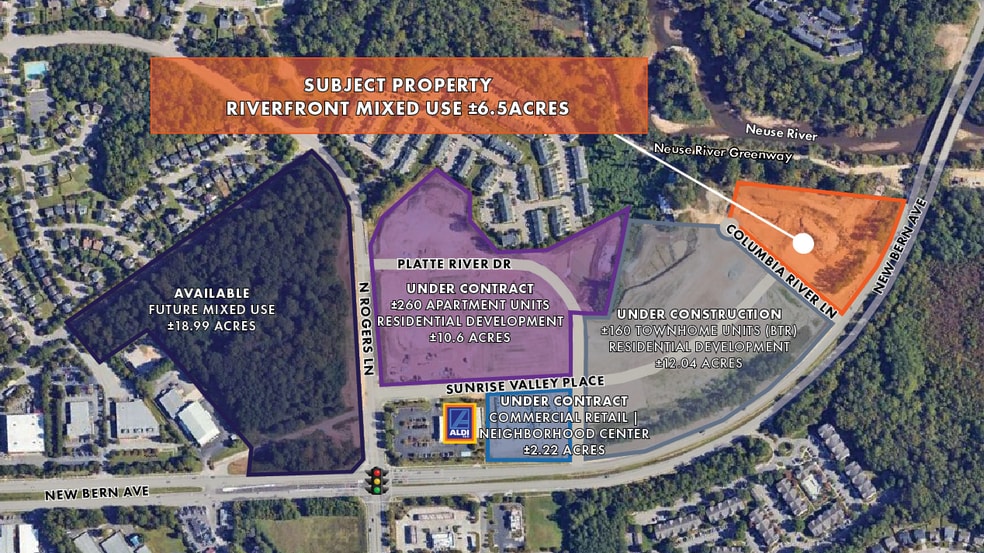 3201 Columbia River Ln, Raleigh, NC for sale - Site Plan - Image 2 of 6