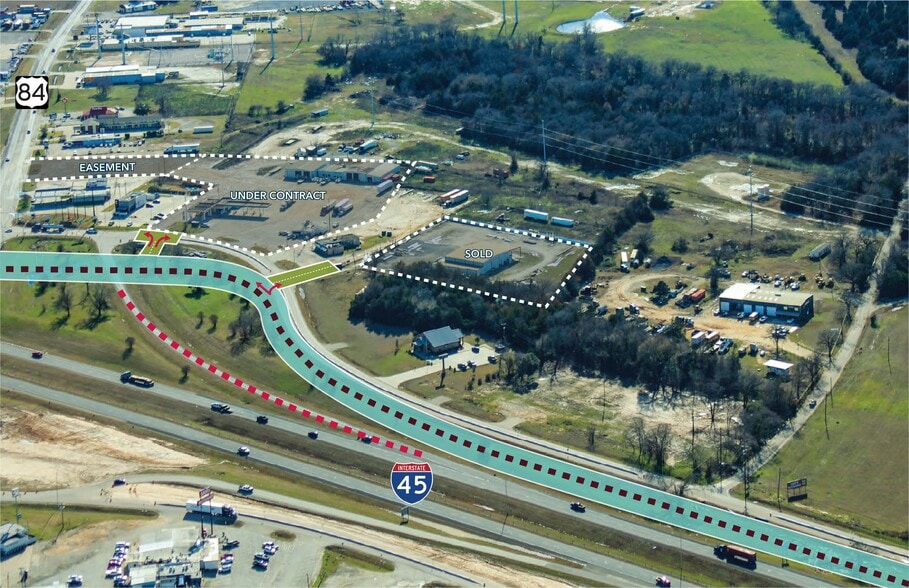 Interstate 45 & US Highway 84, Fairfield, TX for sale - Aerial - Image 3 of 5