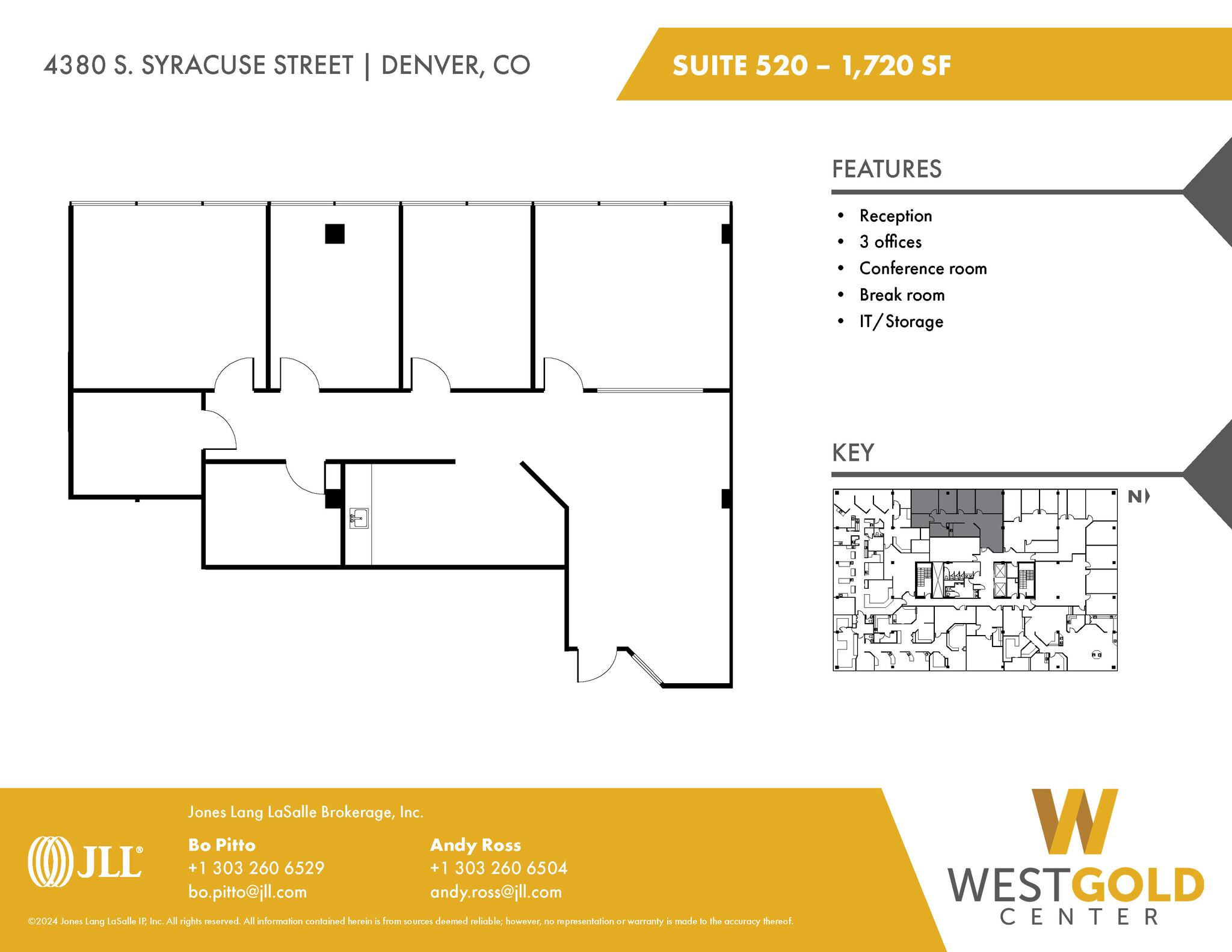 4380 S Syracuse St, Denver, CO for lease Floor Plan- Image 1 of 1