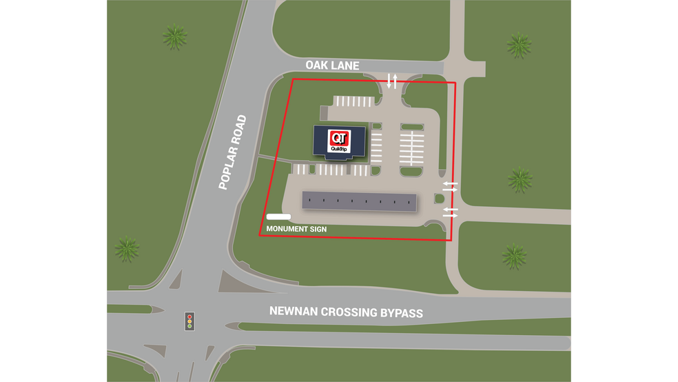 NWQ Poplar & Newnan Crossing Bypass Rd, Newnan, GA for sale - Building Photo - Image 2 of 5