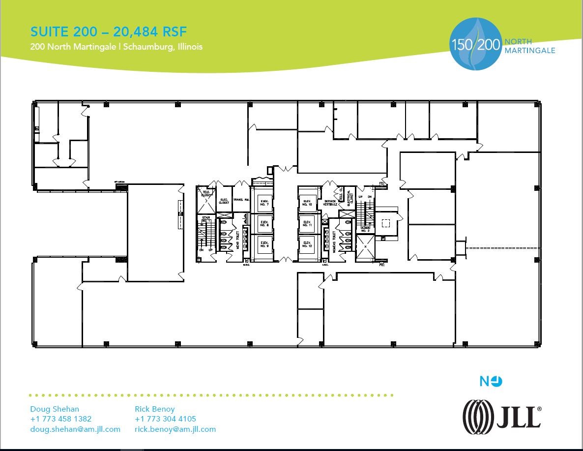 150 N Martingale Rd, Schaumburg, IL for lease Floor Plan- Image 1 of 1