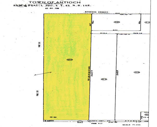 22700 W North Ave, Antioch, IL for sale - Plat Map - Image 1 of 1