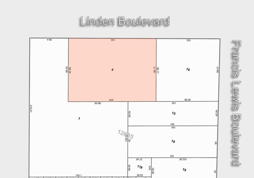 205-16 Linden Blvd, Saint Albans, NY for sale - Plat Map - Image 1 of 1