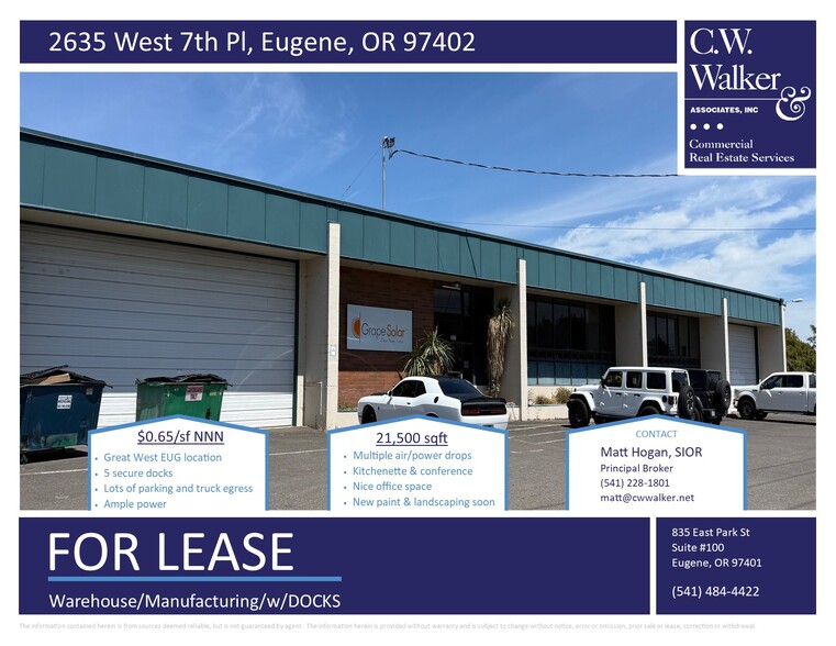 2635 W 7th Pl, Eugene, OR for lease - Building Photo - Image 1 of 16