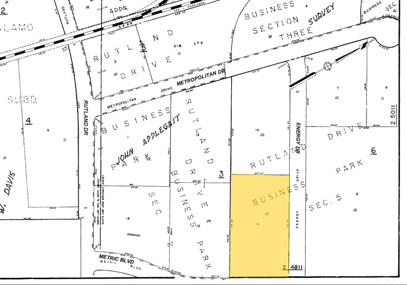 10300 Metric Blvd, Austin, TX for lease - Plat Map - Image 2 of 4