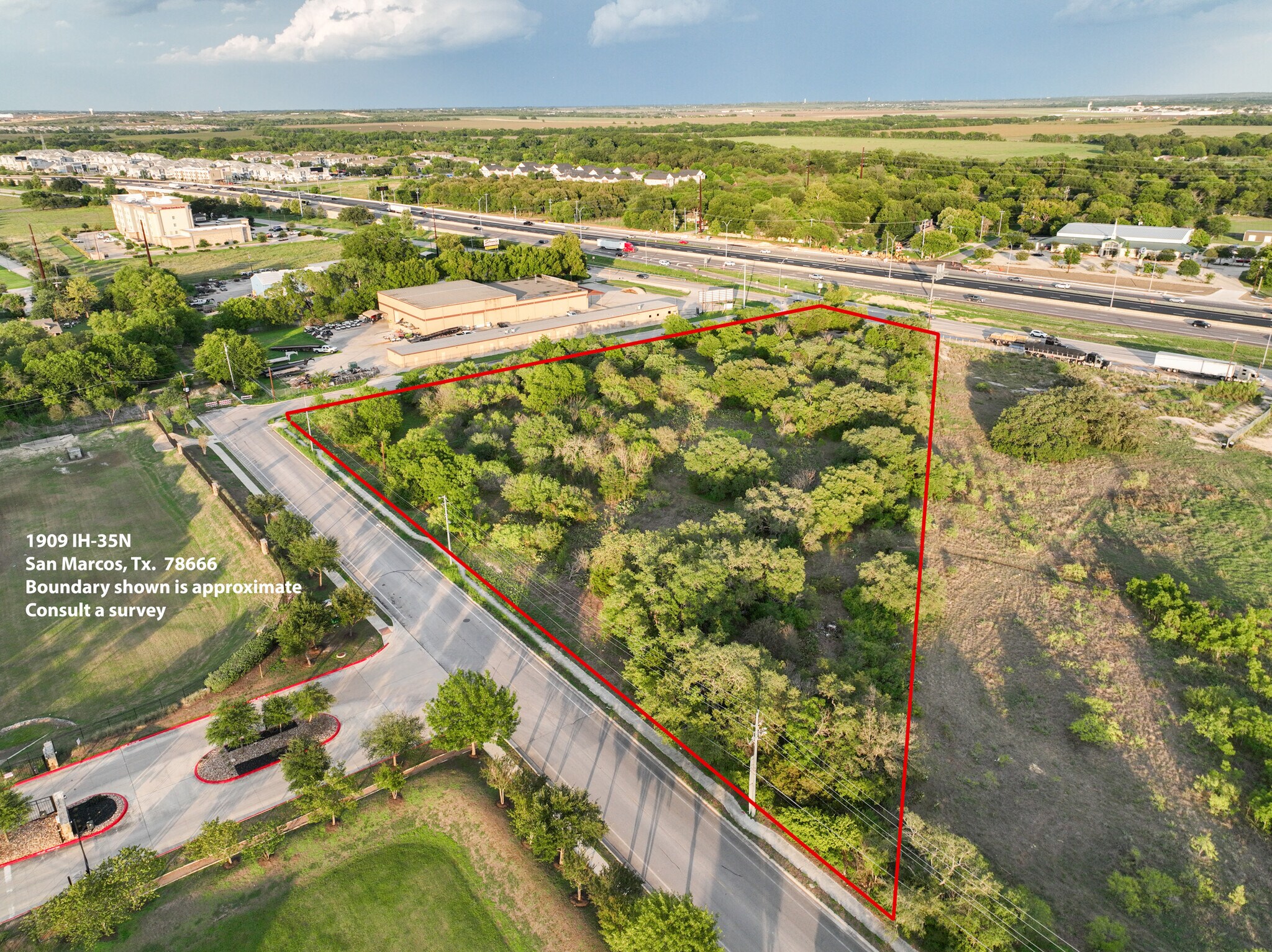 1909 N IH-35, San Marcos, TX for sale Aerial- Image 1 of 1
