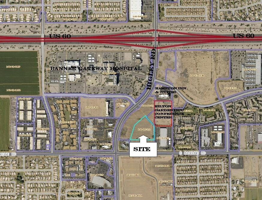 NE Higley Rd & Baseline Rd, Gilbert, AZ for sale Building Photo- Image 1 of 1
