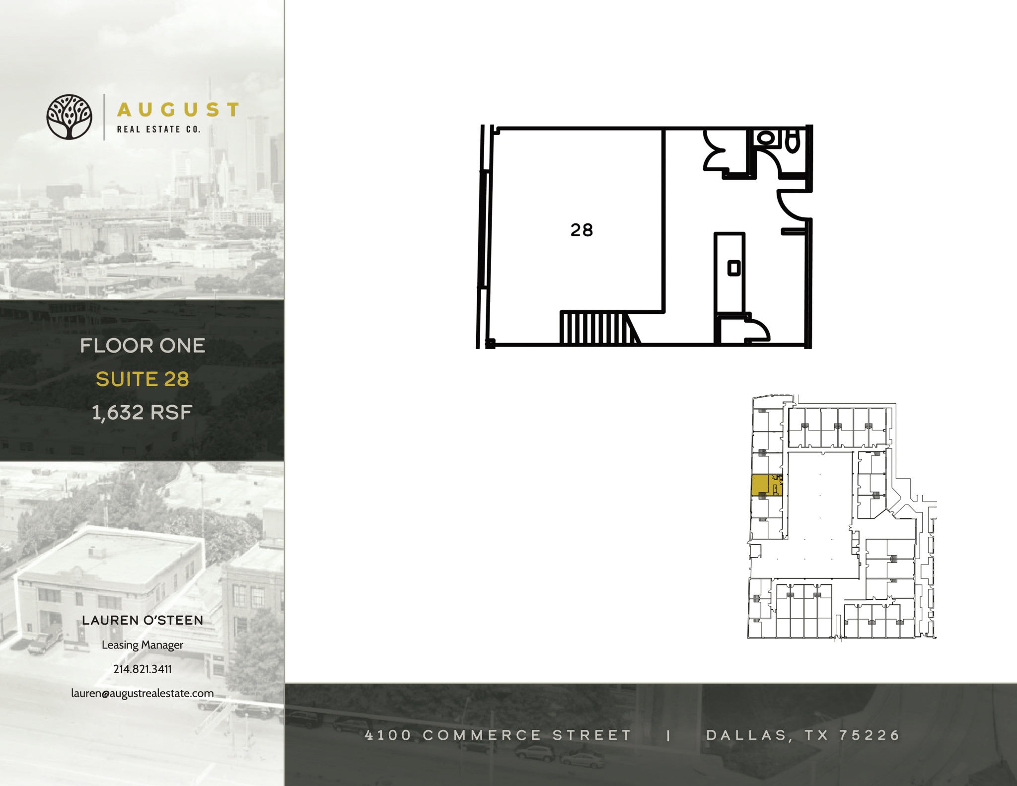 4100 Commerce St, Dallas, TX for lease Floor Plan- Image 1 of 1