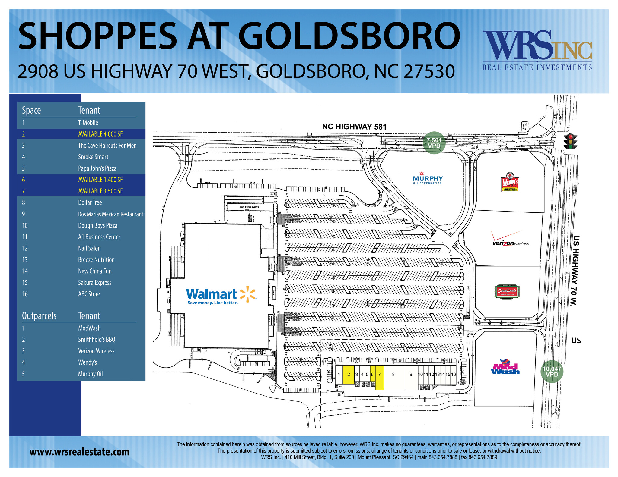 2910 W Us-70 Hwy, Goldsboro, NC for lease Building Photo- Image 1 of 7