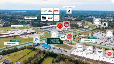 4735 Fayetteville Rd, Raeford, NC - AERIAL  map view - Image1