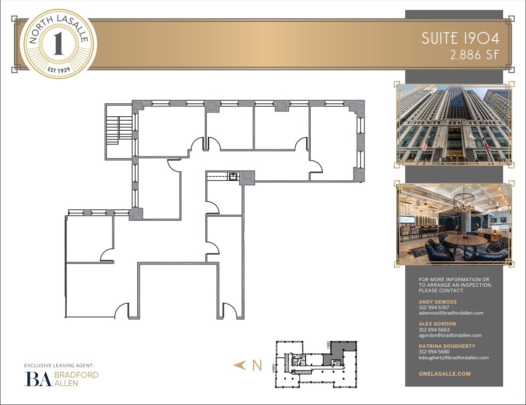 1 N La Salle St, Chicago, IL for lease Floor Plan- Image 1 of 1