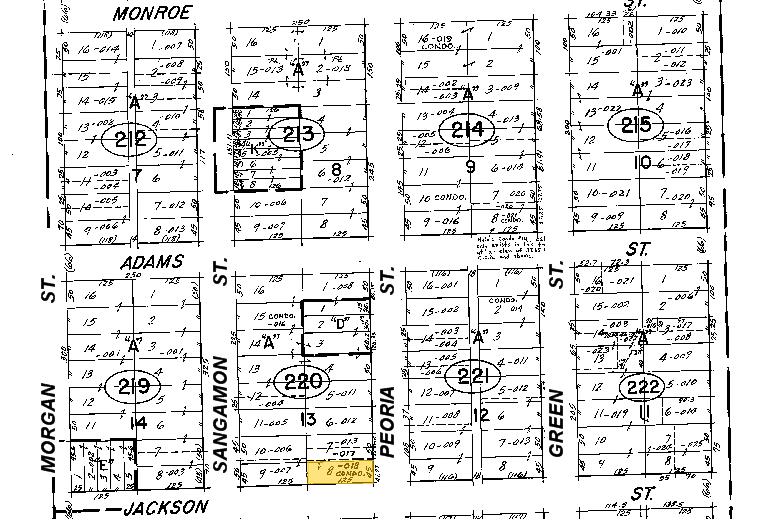 900-910 W Jackson Blvd, Chicago, IL for lease - Plat Map - Image 3 of 11