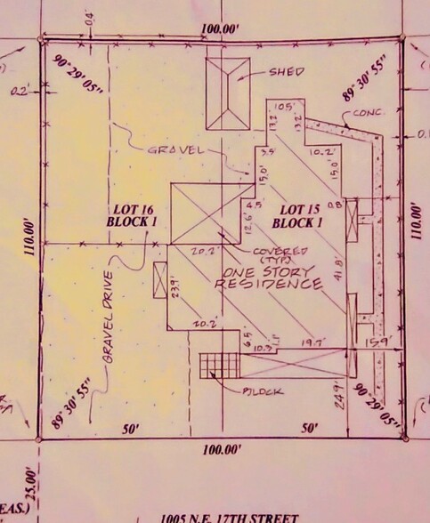 1005 Ne 17th St, Fort Lauderdale, FL for sale - Plat Map - Image 2 of 6