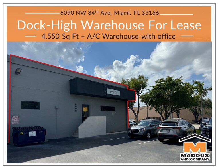 6000-6090 NW 84th Ave, Miami, FL for lease - Building Photo - Image 1 of 4