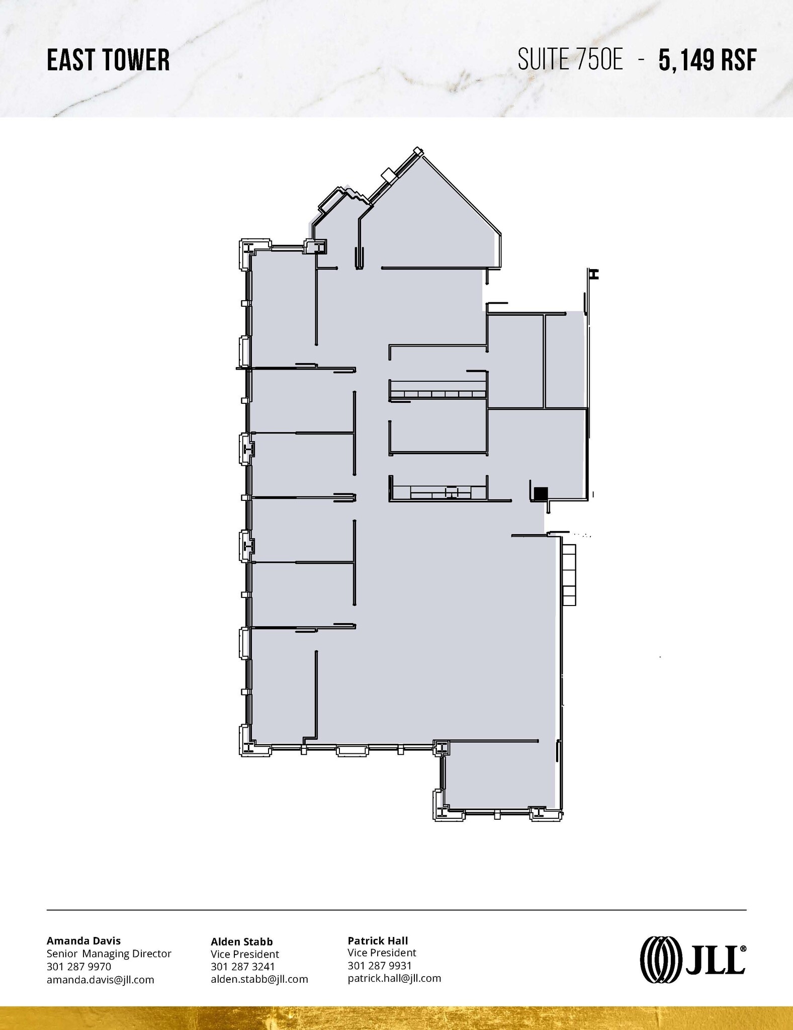 7501 Wisconsin Ave, Bethesda, MD for lease Floor Plan- Image 1 of 2