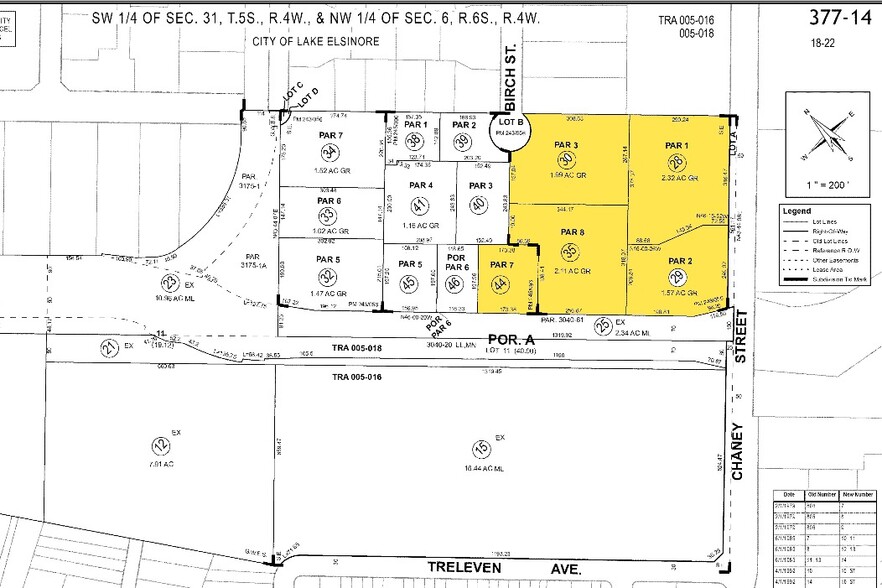 Chaney St, Lake Elsinore, CA for sale - Plat Map - Image 2 of 2