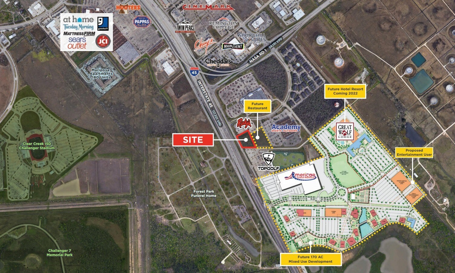 SEQ I-45 & Nasa Rd 1, Webster, TX for sale Building Photo- Image 1 of 1