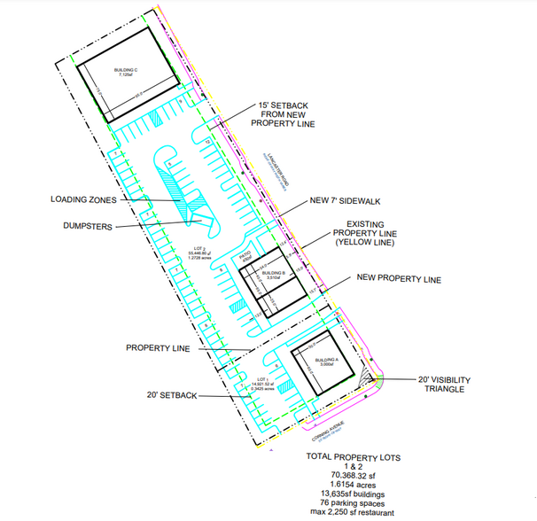 3015-3039 S Lancaster Rd, Dallas, TX for lease - Site Plan - Image 2 of 2