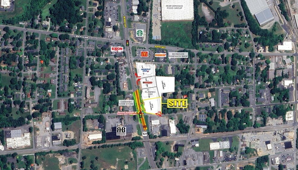 140 US-321, Hickory, NC for sale - Aerial - Image 3 of 4