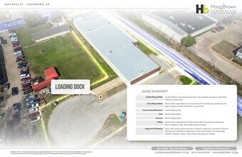 2839 Race St, Jonesboro, AR - AERIAL  map view - Image1