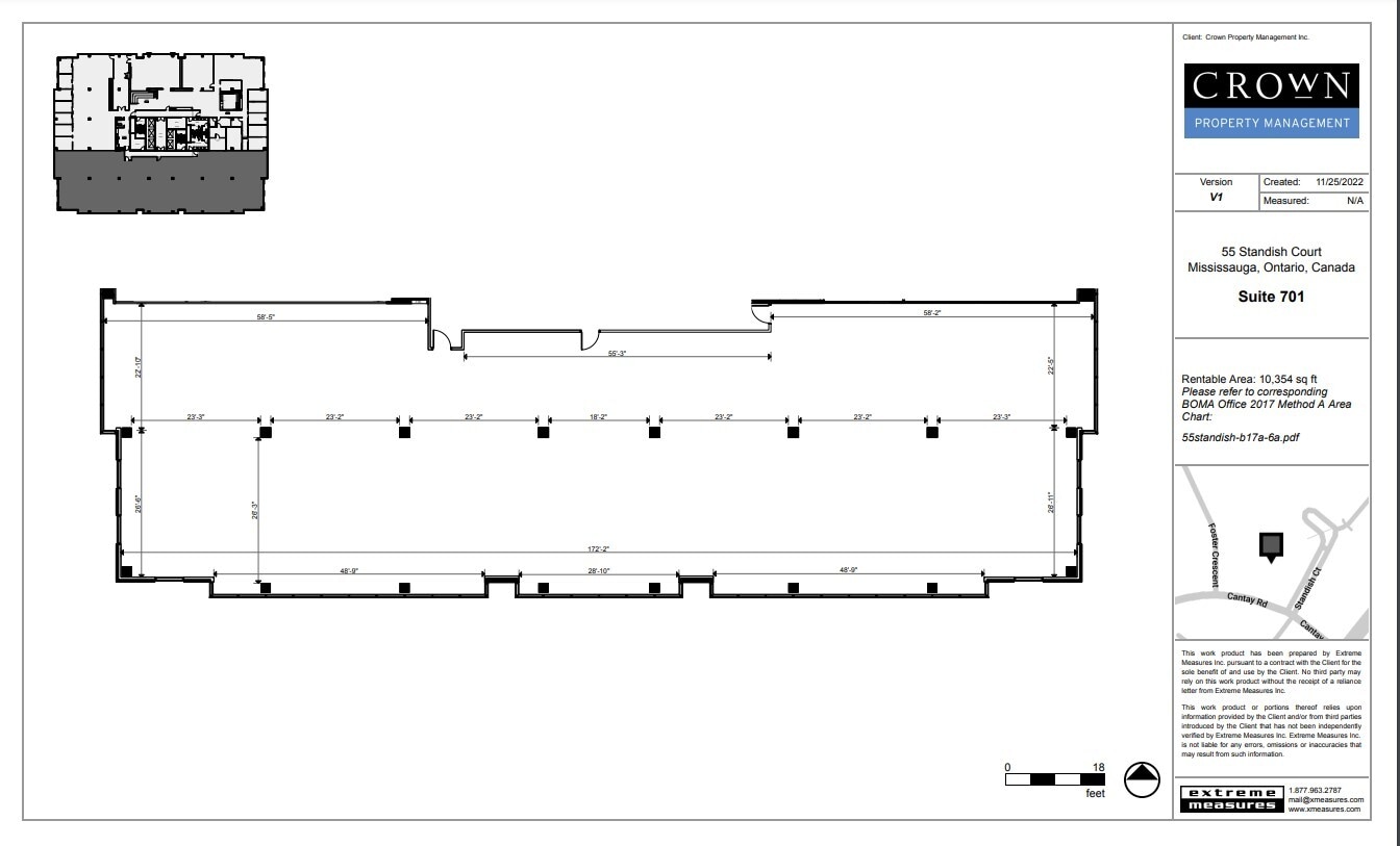 55 Standish Ct, Mississauga, ON for lease Floor Plan- Image 1 of 1