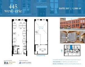 445 W Erie St, Chicago, IL for lease Floor Plan- Image 1 of 6