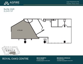 11490 Westheimer Rd, Houston, TX for lease Floor Plan- Image 1 of 2