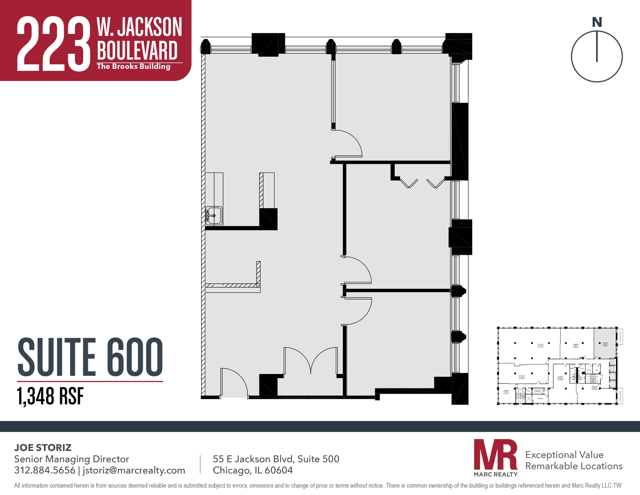 223 W Jackson Blvd, Chicago, IL for lease Floor Plan- Image 1 of 9