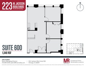 223 W Jackson Blvd, Chicago, IL for lease Floor Plan- Image 1 of 9
