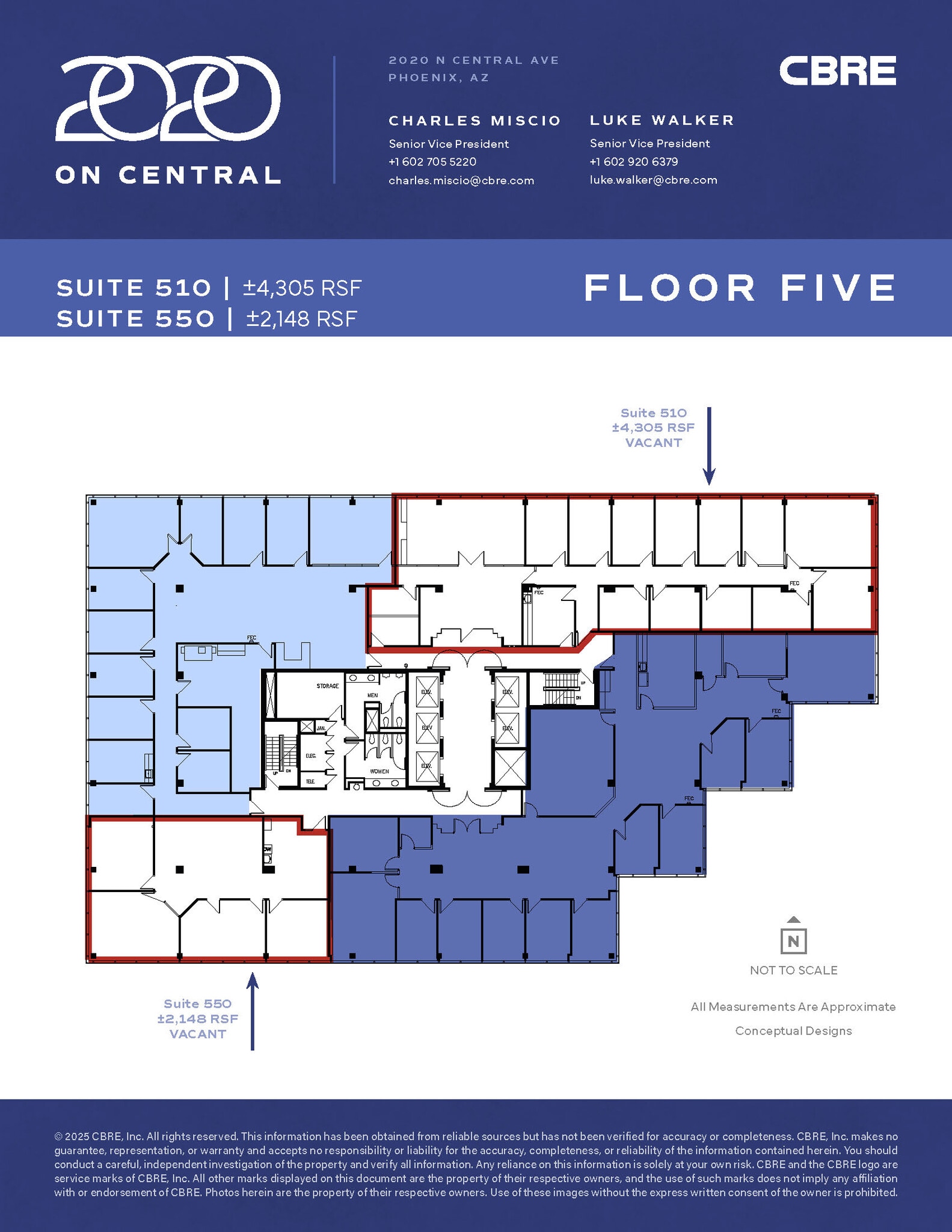 2020 N Central Ave, Phoenix, AZ for lease Floor Plan- Image 1 of 1