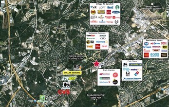 9570 Two Notch Rd, Columbia, SC - AERIAL  map view