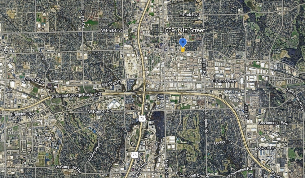 1609 14th St, Plano, TX for sale - Aerial - Image 3 of 10