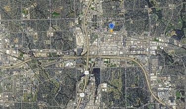 1609 14th St, Plano, TX - AERIAL  map view
