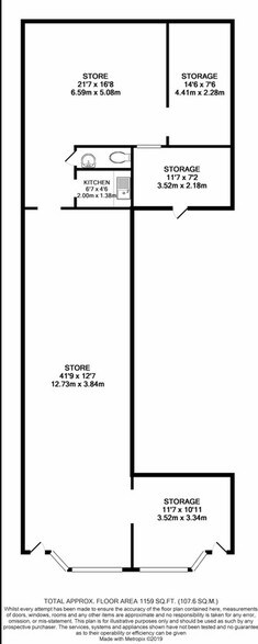 Outram St, Sutton In Ashfield for sale - Floor Plan - Image 1 of 1