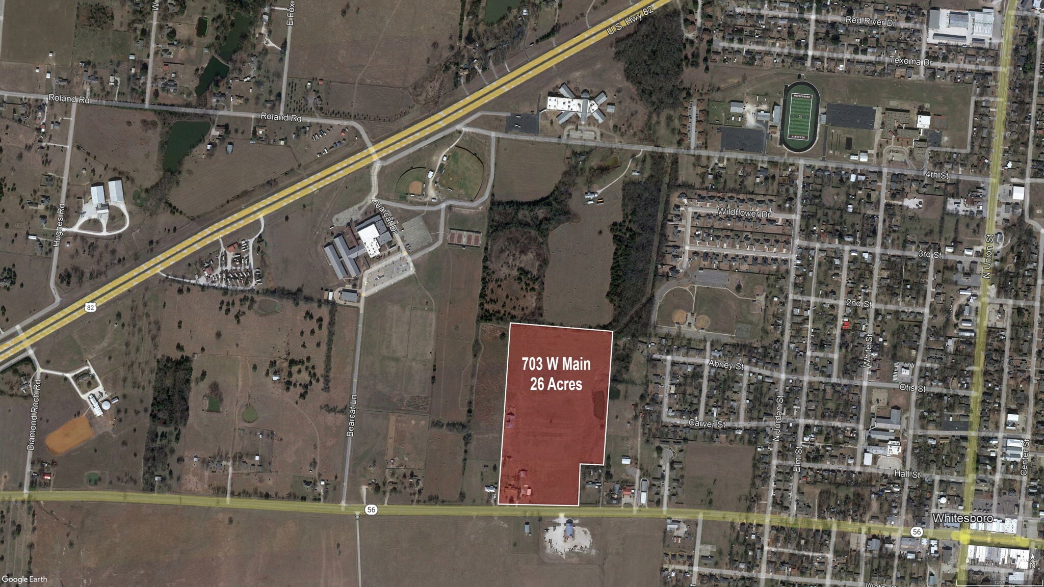 703 W Main St, Whitesboro, TX 76273 Land for Sale